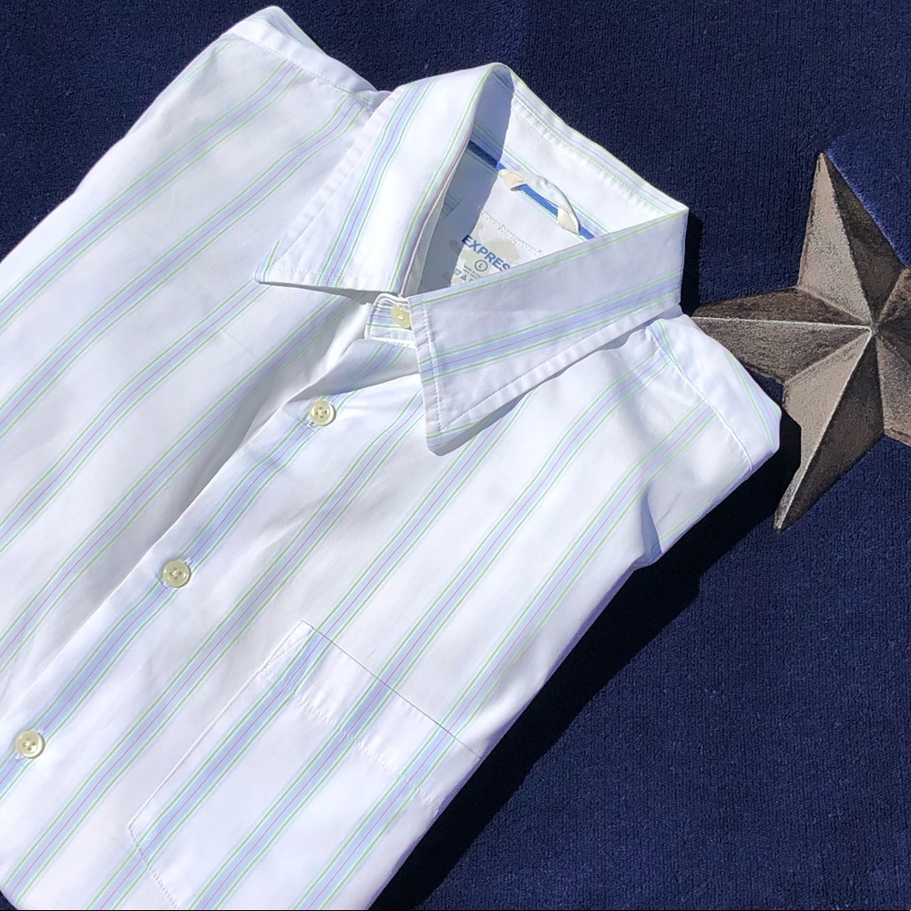 💼 Express Spring Striped Shirt - Picture 5 of 8